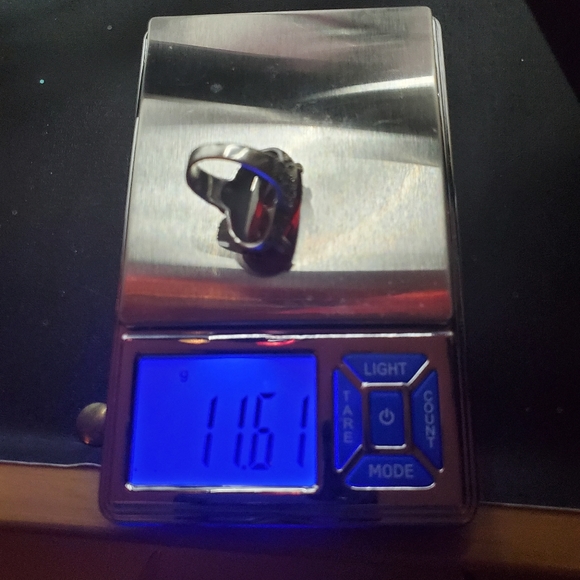 925 sterling silver , size 6 , red ruby - Picture 4 of 4